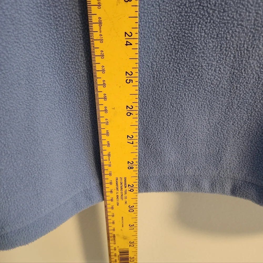 UNC Tar Heels Carolina Blue & Navy Quarter-Zip Fleece Pullover‎ Xl Like New